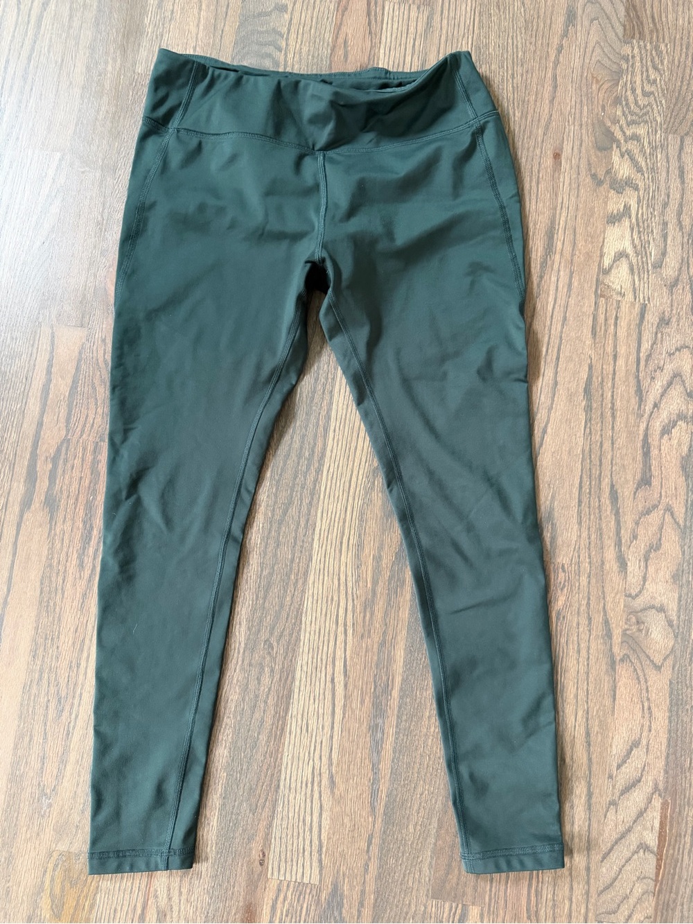 Solid Helly Hansen fleece lined Leggings - Dark Green